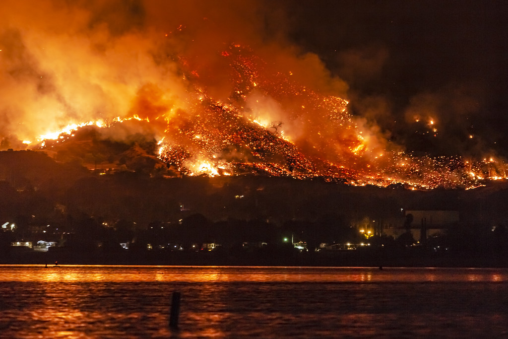 Fires Blaze Toward Beverly Hills