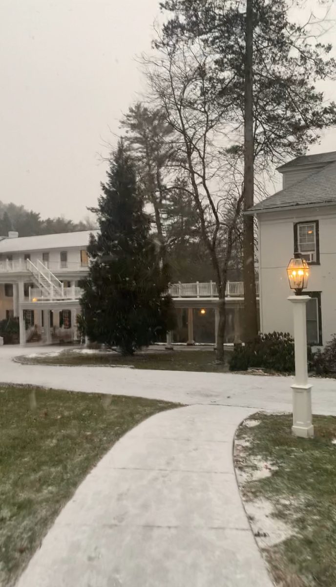 Winter day at Grier School