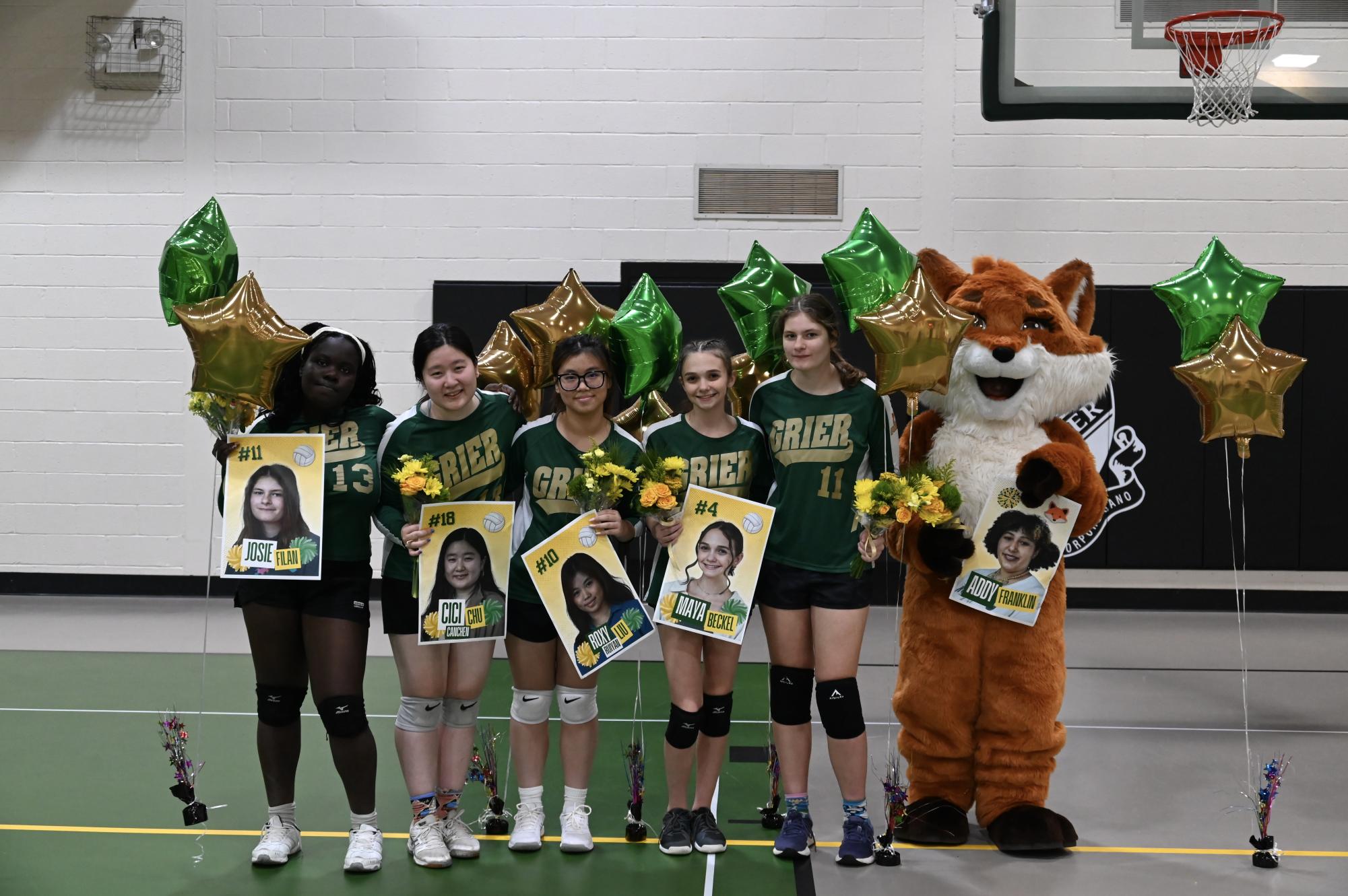 Celebrating Senior Night for Fall Sports