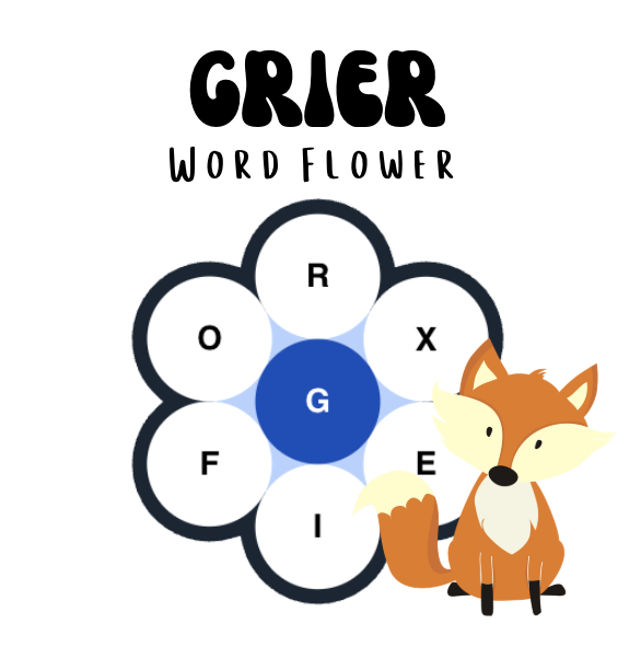 GRIER Word Flower