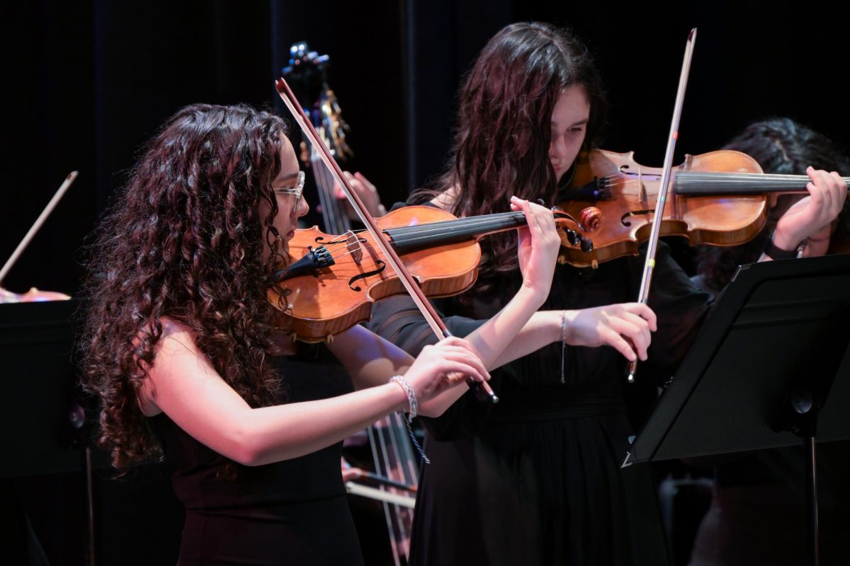 8th grader Sydney Cicero preforming at the Spring concert this past weekend