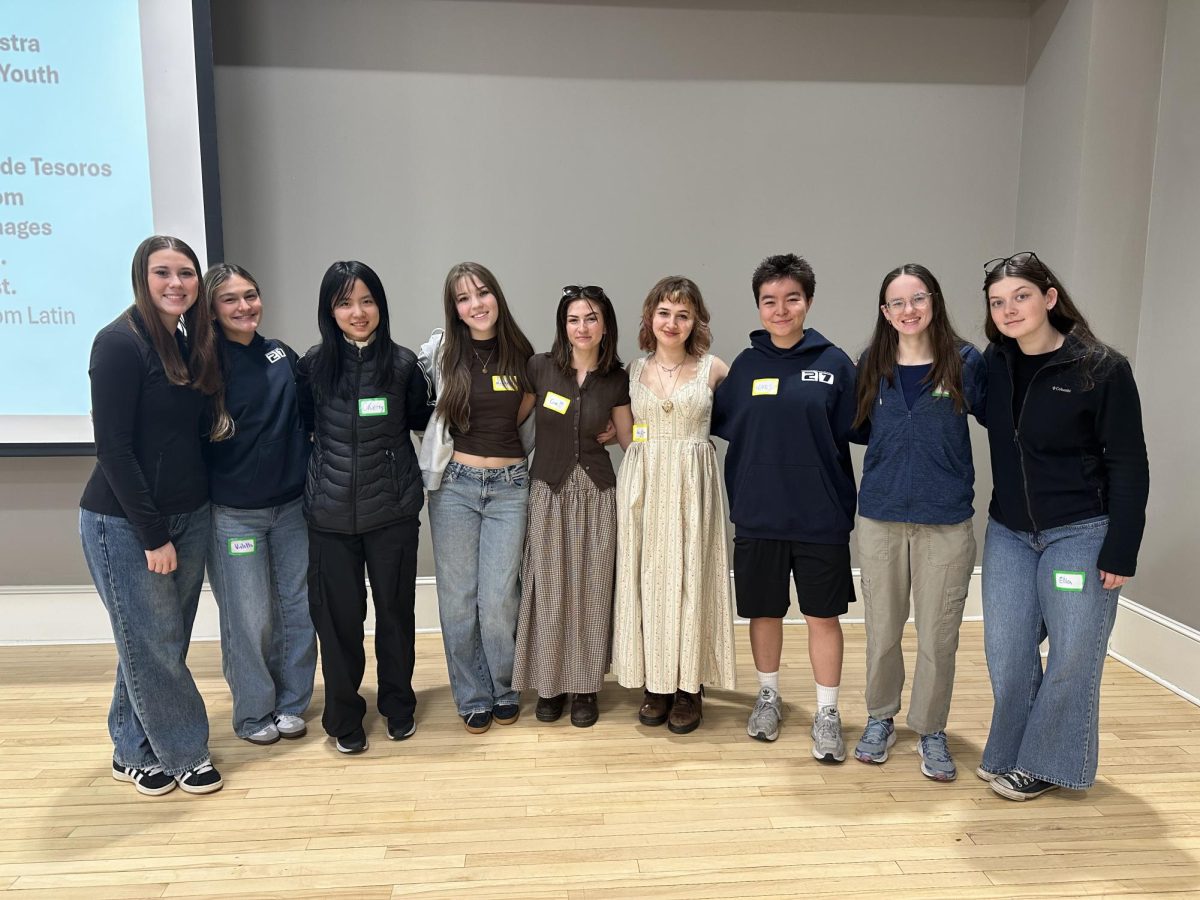 Grier girls during Spanish Immersion day at Juniata College!